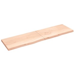Dessus de table 220x60x(2-6) cm bois de chêne massif non traité 567376567376