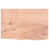 Dessus de table marron clair 60x40x2 cm bois chêne traité 567377567377