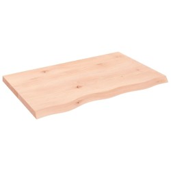 Dessus de table 80x50x(2-4) cm bois de chêne massif non traité 567380567380