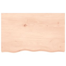 Dessus de table 80x50x2 cm bois de chêne massif non traité 567381567381