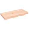 Dessus de table 80x40x(2-6) cm bois de chêne massif non traité 567382567382