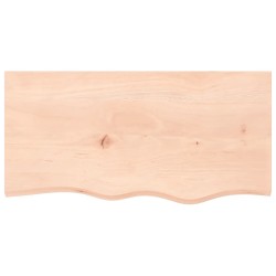 Dessus de table 80x40x(2-6) cm bois de chêne massif non traité 567382567382