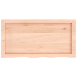 Dessus de table 80x40x(2-6) cm bois de chêne massif non traité 567382567382