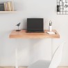 Dessus de table marron clair bois chêne massif traité 567386567386