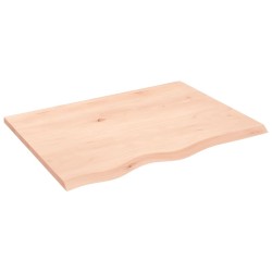 Dessus de table 80x60x2 cm bois de chêne massif non traité 567392567392