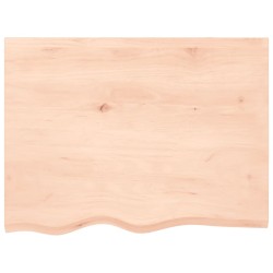 Dessus de table 80x60x2 cm bois de chêne massif non traité 567392567392