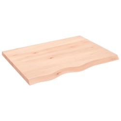 Dessus de table 80x60x(2-4) cm bois de chêne massif non traité 567393567393