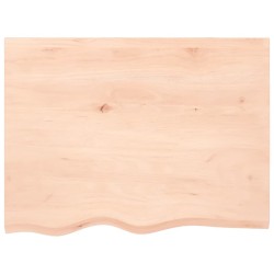 Dessus de table 80x60x(2-4) cm bois de chêne massif non traité 567393567393