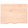 Dessus de table 80x60x(2-4) cm bois de chêne massif non traité 567393567393