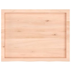 Dessus de table 80x60x(2-4) cm bois de chêne massif non traité 567393567393