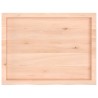Dessus de table 80x60x(2-4) cm bois de chêne massif non traité 567393567393