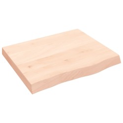 Dessus de table 60x50x(2-6) cm bois de chêne massif non traité 567396567396