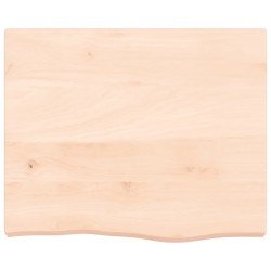 Dessus de table 60x50x(2-6) cm bois de chêne massif non traité 567396567396