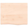 Dessus de table 60x50x(2-6) cm bois de chêne massif non traité 567396567396