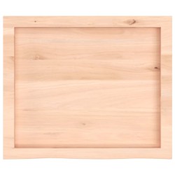 Dessus de table 60x50x(2-6) cm bois de chêne massif non traité 567396567396
