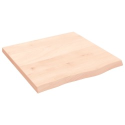 Dessus de table 60x60x(2-4) cm bois de chêne massif non traité 567398567398