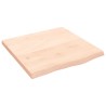 Dessus de table 60x60x(2-4) cm bois de chêne massif non traité 567398567398