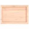 Dessus de table 60x40x(2-4) cm bois de chêne massif non traité 567400567400