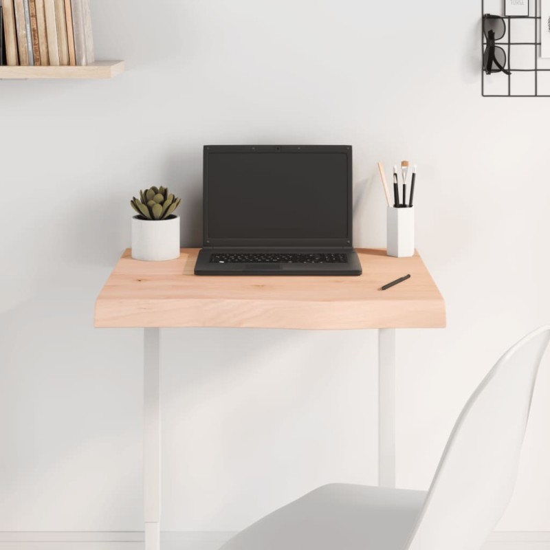 Dessus de table 60x40x(2-6) cm bois de chêne massif non traité 567402567402