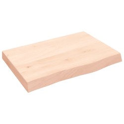 Dessus de table 60x40x(2-6) cm bois de chêne massif non traité 567402567402
