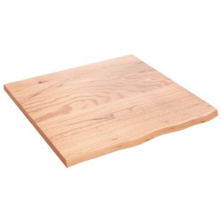 Dessus de table marron clair 60x60x2 cm bois chêne traité 567403567403