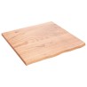 Dessus de table marron clair 60x60x2 cm bois chêne traité 567403567403
