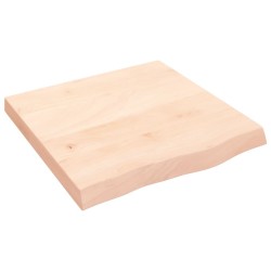 Dessus de table 60x60x(2-6) cm bois de chêne massif non traité 567404567404