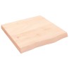 Dessus de table 60x60x(2-6) cm bois de chêne massif non traité 567404567404