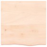 Dessus de table 60x60x(2-6) cm bois de chêne massif non traité 567404567404
