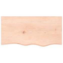 Dessus de table 80x40x(2-4) cm bois de chêne massif non traité 567405567405