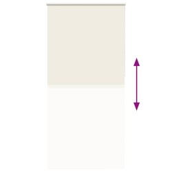 Store enrouleur occultant blanc cassé 110x230 cm largeur tissu 567408567408