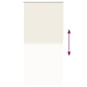 Store enrouleur occultant blanc cassé 110x230 cm largeur tissu 567408567408