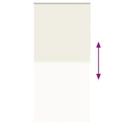 Store enrouleur occultant blanc cassé 100x230 cm largeur tissu 567416567416