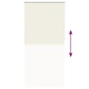 Store enrouleur occultant blanc cassé 100x230 cm largeur tissu 567416567416