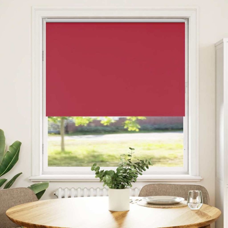 Store enrouleur occultant rouge largeur du tissu 105,7 cm 567438567438