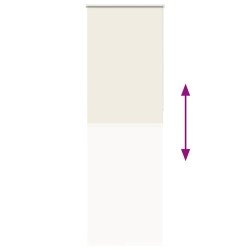 Store enrouleur occultant blanc cassé 70x230cm largeur du tissu 567442567442
