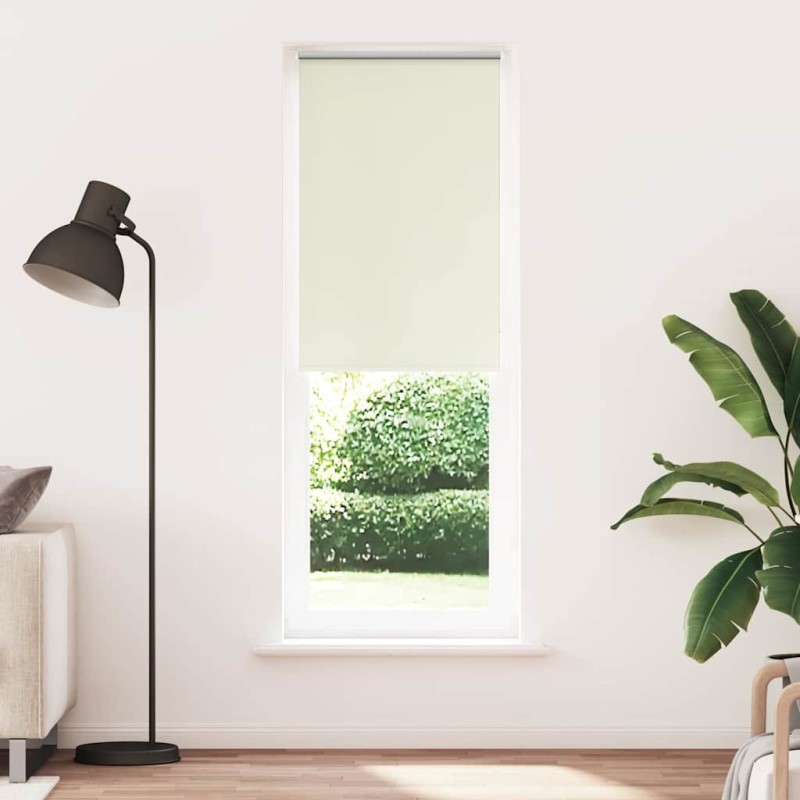 Store enrouleur occultant blanc cassé 75x230cm largeur du tissu 567451567451