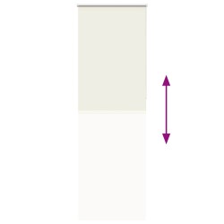 Store enrouleur occultant blanc cassé 75x230cm largeur du tissu 567451567451
