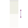 Store enrouleur occultant blanc cassé 75x230cm largeur du tissu 567451567451