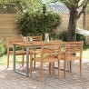 Table de Jardin Gris 140 x 80 x 75 cm Bois d'Acacia Massif 567465567465