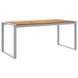 Table de Jardin Gris 180 x 90 x 75 cm Bois d'Acacia Massif 567466567466