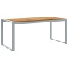 Table de Jardin Gris 180 x 90 x 75 cm Bois d'Acacia Massif 567466567466
