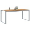 Table de Jardin Gris 180 x 90 x 75 cm Bois d'Acacia Massif 567466567466