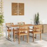 Table de Jardin Gris 160 x 80 x 75 cm Bois d'Acacia Massif 567468567468