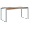 Table de Jardin Gris 160 x 80 x 75 cm Bois d'Acacia Massif 567468567468