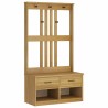Portemanteau SANDNES 87x40x159,5 cm bois massif pin 567470567470