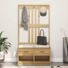 Portemanteau SANDNES 87x40x159,5 cm bois massif pin 567470567470