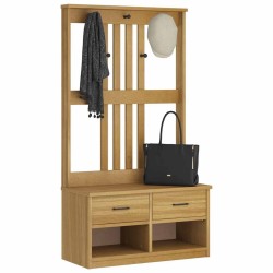 Portemanteau SANDNES 87x40x159,5 cm bois massif pin 567470567470