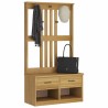 Portemanteau SANDNES 87x40x159,5 cm bois massif pin 567470567470