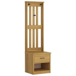 Portemanteau SANDNES 45x40x159,5 cm bois massif pin 567471567471